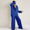 Conjunto de Duas Peças com Manga Longa e Calça Longa Respirável Confortável Amigo da Pele Outono/Inverno Homewear 2026 Homewear de Toque Europeu/Americano de Alta Qualidade Atacado