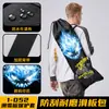 Bolsa de almacenamiento para patineta, tela Oxford impermeable, bandolera de un hombro, doble cara, cierre de cordón, mochila para patineta con estampado estilo chino
