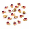 9*6mm 16 Colores Aleación Incrustada de Diamantes DIY Piedra Estrella Piedra de la Suerte Colgante Collar Pulsera Accesorios de Joyería Hecho a Mano
