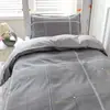 Modelo nuevo 2026, siempre en stock, versión AB de algodón puro 13372, juego de tres piezas estampado para dormitorio estudiantil, estilo sábana de algodón puro de doble cara