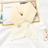 Bufanda de Felpa Tejida para Mujer Estilo Japonés de Invierno Versátil Bufanda de Peluche Linda para Niña Estilo Coreano Otoño e Invierno Protección del Cuello Manga Pequeña para el Cuello