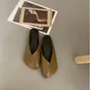 Novas Meias Pantufa Fechadas Slip-On Primavera/Verão 2026 para Mulheres, Sapatos Rasos Confortáveis Versáteis Macios