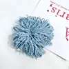 Corda de cabeça com nó DIY acessórios de corda de cabelo feitos à mão material de fio duplo anel de cabelo de borracha creme elástico alto elástico semi-acabado
