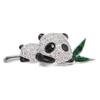 Anel Ajustável Animal Divertido Fofo Moda Nacional Coração de Menina Bonita Panda Vermelho Folha de Bambu Anel Aberto Anel Doce