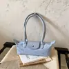 Bolso tipo baguette de lujo de nicho estilo francés, bolso tipo dumpling moderno y a la moda, adecuado para el uso diario, bolso versátil y moderno para hombro y debajo del brazo