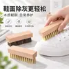 Directamente del fabricante: cepillo para zapatos de crin de caballo, cepillo para zapatos de cuero de madera de haya, cepillo suave de cerdas suaves, cepillo de cerdas de cerdo y cepillo para betún de zapatos de madera maciza