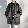 Chaqueta de Marca de Moda Estilo Japonés para Hombre, Nueva Chaqueta Casual Elegante de Corte Holgado para Primavera y Otoño 2025