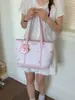 Bolsa Tote Estampada de Grande Capacidade Yuezi para Mulheres 2026 Novo Estilo Coreano Elegante Bolsa de Ombro de Mão Bolsa de Trabalho de Alta Qualidade