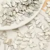 Pingente de borboleta love prateado vintage y2k material para colar pulseira com contas feitas à mão DIY acessórios de contas soltas