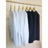 Exportado para o Japão 220g Algodão Puro Pesado Manga Longa Camiseta Corte Solto Unissex Camisa Base Verão Atacado