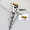 Cangzhou Pincel de Maquiagem Mini Portátil Pincel de Pó Pincel de Cabeça Plana Pincel Crescente Pincel de Base Ultra Fino Sem Marcas Pincel de Maquiagem Portátil