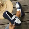 Mocasines de comercio exterior, nueva colección otoño 2026, de suela gruesa, estilo británico, con borlas, de bloques de color, modernos, versátiles, sin cordones, zapatos pequeños de piel