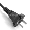Cable de alimentación de cable redondo de dos conductores con certificación CCC, enchufe nacional 3C, enchufe nacional plano de dos pines