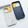 Adequado para Capa de Celular Apple 17Promax, Capa Protetora Iphone17Pro, Capa de Couro 18Promax, 18Pro Anti-Queda