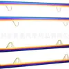 Exportación transfronteriza de placas de matrícula estándar de EE. UU., luces de matrícula de acero inoxidable negro, marcos para placas de matrícula, soportes para placas de matrícula, placas de matrícula de coche impresas a color