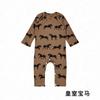 Liquidação Roupão de Manga Longa Slim-Fit para Bebê Classe A Pijama de Bebê Macacão Pulôver para Criança Roupas de Outono
