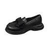 Zapatillas Blancas Estilo Princesa con Lazo de Grulla de Almohada, Estilo Suave, Nueva Colección Otoño-Invierno, Gama Alta, Elevadoras, Versátiles, Antideslizantes