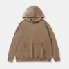 Superventas de Amazon 350G Sudadera con Capucha Retro Oversize Lavada Desgastada para Hombre Sudadera con Capucha de Felpa Estilo Europeo Americano para Mujer Venta al por Mayor