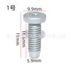 Adecuado para Tesla Model3Modelosmodelxmodely Parachoques Delantero Fijación de Faros Tornillos y Pernos M6