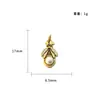 Pingente Minimalista de Aço Inoxidável Estilo Japonês e Coreano Pulseira da Sorte e Segurança Charme Colar DIY Feito à Mão Acessórios de Joias
