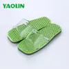 Zapatillas de Masaje Transparentes de Color Dopamina para Verano, Zapatillas de Masaje Refrescantes de Moda para el Hogar en Interiores