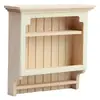 1:12 Muebles en Miniatura para Casa de Muñecas Modelo Mini Estante de Almacenamiento DIY Estante de Almacenamiento de Madera Colgante