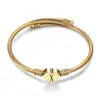 Amazon Transfronterizo Pulsera de Acero Inoxidable para Mujer con Letra A-Z Amor Simple Amor Versátil Accesorios de Pulsera Venta al por Mayor