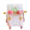 Clip de borla colgante de estilo antiguo, tocado Hanfu, cinta de súper hada para niños, horquilla de Hanfu de estilo chino, accesorios para el cabello de princesa femenina