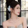 Nuevos Pendientes de Estilo Coreano para Novia, Súper Hada Mariposa Versátiles Ear Cuffs, Accesorios de Atmósfera Dulce y Temperamento para Vestido de Boda