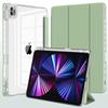 Funda Protectora para iPad 11 pulgadas Mini6 con Ranura para Lápiz Air4/5 Acrílico 10.2 Carcasa Inferior Dura Transparente 2024Pro13