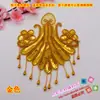 Accesorios para ropa de fábrica directa decoración de rendimiento material DIY flor de perla hecha a mano color dorado y plateado 191# flor de lentejuela