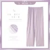 2025 Pijama Nuevo de Mujer Verano Algodón Modal Mono Pantalón Talla Grande Holgado Casual Usable Pantalón para el Hogar