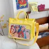 Bolso Básico de Hombro de Gran Capacidad para el Dolor, Bolso Cruzado de Hombro para el Viaje Diario de Estudiantes, Bolso de Muñeca Bidimensional