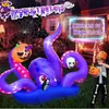 Modelos Infláveis Personalizados de Halloween: Ceifador, Pterodátilo, Polvo, Fantasma Branco, Fantasma, Lápide, Aranha, Insufláveis do Festival dos Fantasmas Podem Ser Personalizados