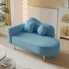 Mejora de Apartamento Pequeño: Sofá Chaise Longue con Capacidad de Almacenamiento, Sillón Reclinable Estilo Europeo, Área de Descanso Mini Tienda de Ropa para Dormitorio, Sofá Individual Color Caramelo