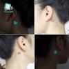 Nuevas pegatinas de tatuaje luminosas azules transfronterizas Festival de Música concierto Fiesta de Carnaval pegatinas para la cara pegatinas de tatuaje de arcoíris