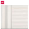 Papel para escribir cartas Deli 3433-1 (línea única)(10 libros/paquete) 20 hojas de papel de escritura de 16K para caligrafía estudiantil