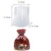 Resina epoxi de cristal DIY molde de epoxi bolsa de la fortuna bolsa de la suerte bolsa de dinero molde de silicona fábrica en stock al por mayor