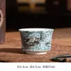 Jingdezhen antiguo barro nieve cubierta cuenco taza de té hogar Kung Fu Sancai cuenco de té juego de té traje fábrica al por mayor