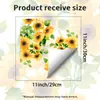Pegatina de Ventana de Girasol Xino Jdt-A519 Hecha de Material de PVC, Reutilizable, Adecuada para Dormitorios, Cocinas, Salas de Estar, Etc.