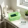 Dispensador de Detergente para Platos Transfronterizo Dispensador de Jabón Cepillo para Lavar Platos de Cocina Esponja Dispensador de Jabón Caja de Almacenamiento