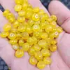 Fivela de Jade Calcedônia Amarela de Gelo Contas Soltas de Jade Ágata Amarela Espaçador Pulseira DIY Colar Joias Acessórios Feitos à Mão Contas