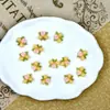 Nuevas Flores de Resina 3D Frutas Decoración DIY Pasador Colgante Collar Pendiente Accesorios Materiales