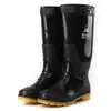 Botas de Chuva de Cano Alto Novas Aote Taryu para Homens 808 Preto Botas de Chuva de Segurança para Trabalho Botas de Pesca Sapatos Impermeáveis Botas de Água