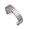 Para Apple Watch89 Huawei GT4 pulseira iWatch One Bead sólido SLUB pulseira de aço inoxidável