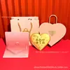 Oro Puro 999 Creativo 520 Qixi Exquisita Moneda de Oro en Forma de Corazón Set de Regalo Decoración del Día de San Valentín Personalizado Venta al por Mayor