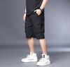 Shorts de talla grande para hombre 300kg marea grasa pantalones holgados camuflaje más grasa aumento de grasa shorts de trabajo para hombre verano
