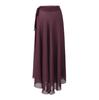 Conjunto de Dos Piezas Nuevo para Principios de Otoño: Camisola de Malla con Encaje y Corte Ajustado, Falda Larga Elegante con Caída de Cintura Alta