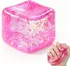 Copos de Nieve Cubitos de Hielo Agradables Cubitos de Hielo Juguete Squishy de Maltosa Juguete Squishy de Concha Marina Gadget de Alivio del Estrés de Rebote Lento