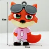Llavero Colgante Zootopia Muñeco Tridimensional Judy Nick Muñeco Llavero Caja Sorpresa Adornos de Muñeco